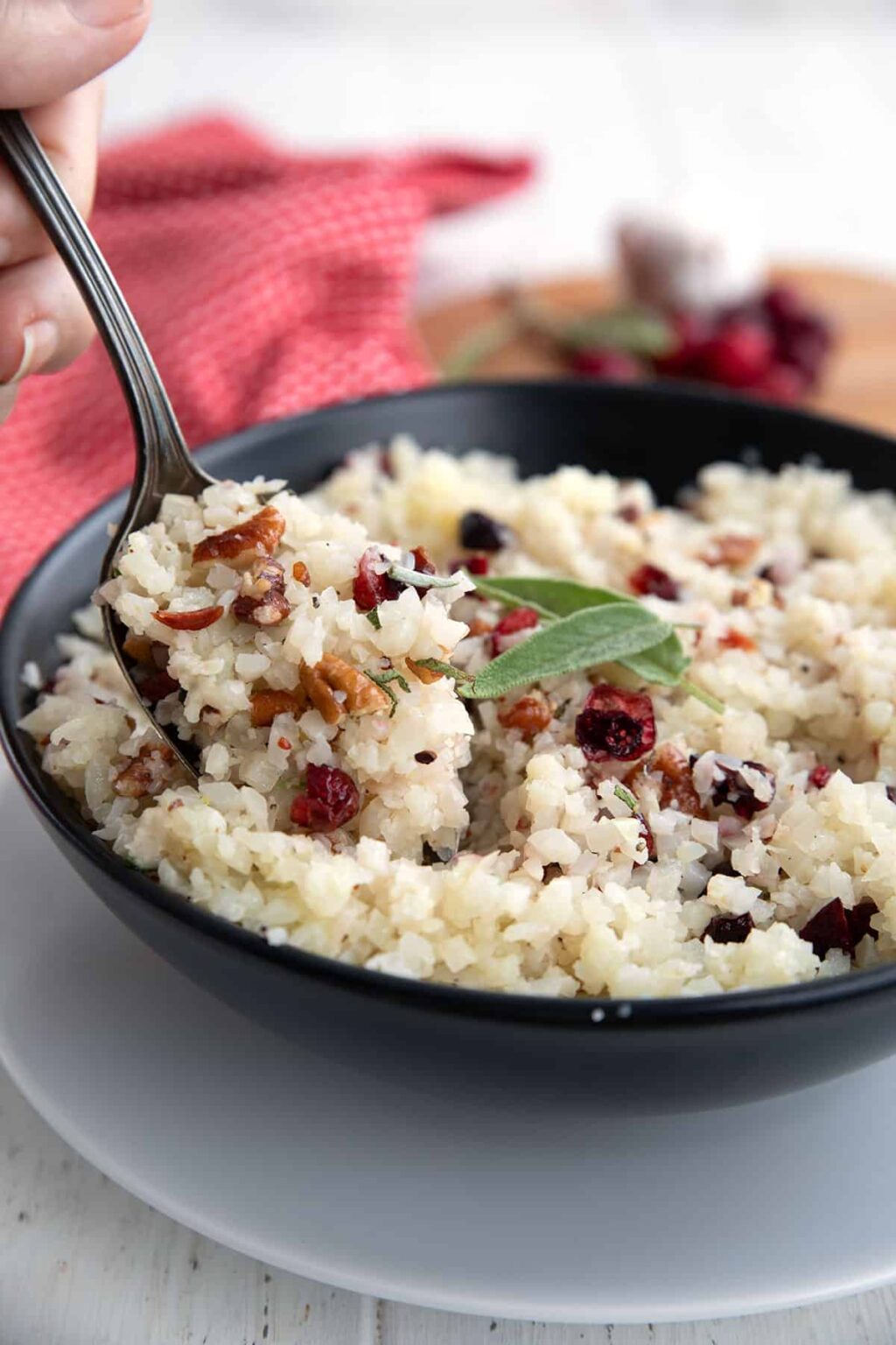 Cauliflower Rice Pilaf