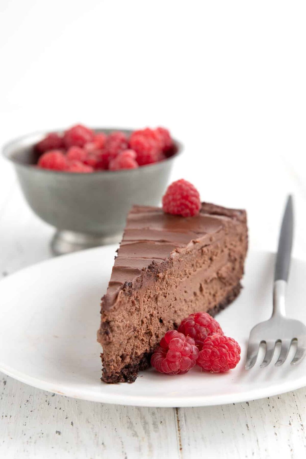 Keto Chocolate Cheesecake