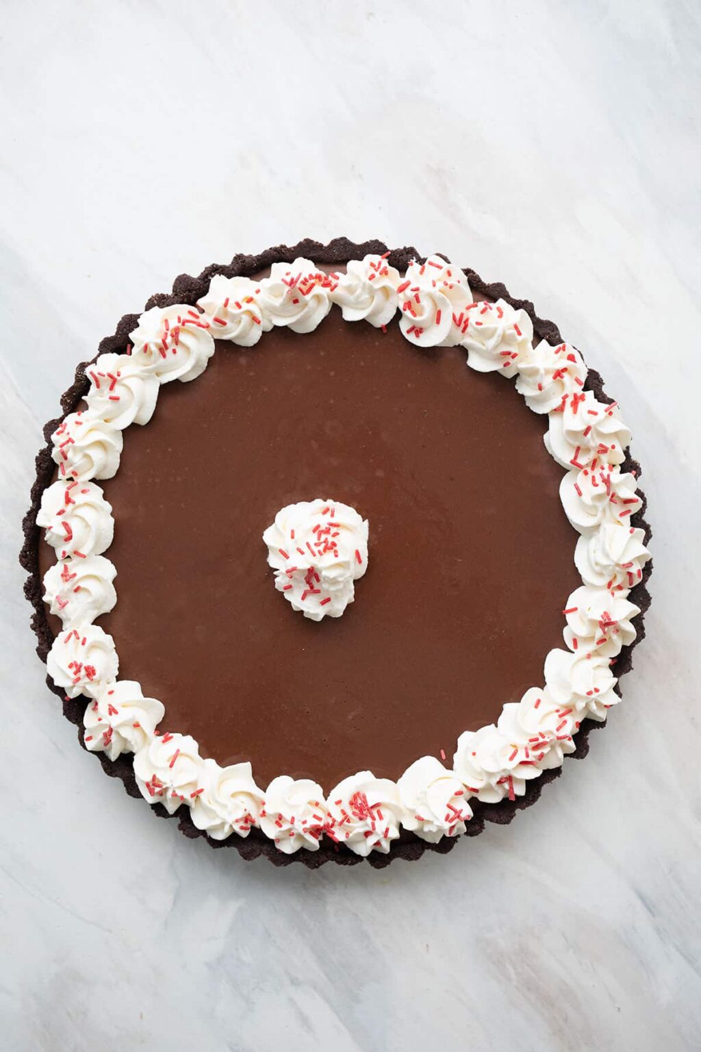 Keto Peppermint Truffle Tart