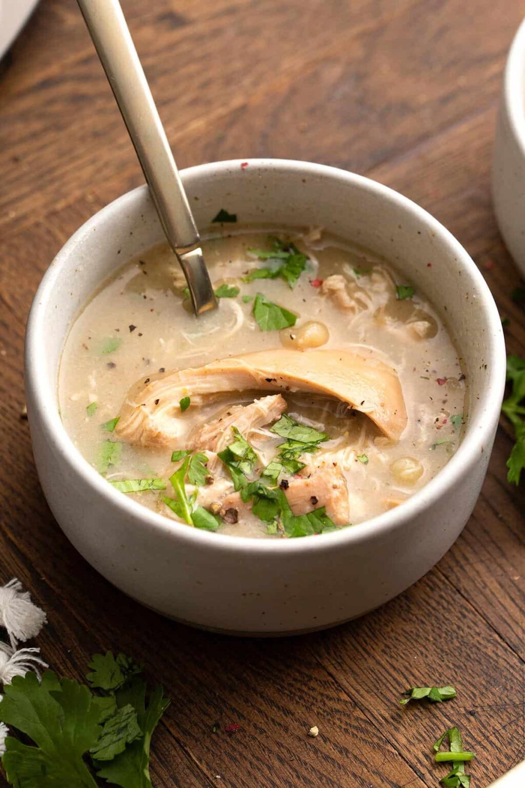 Keto White Chicken Chili