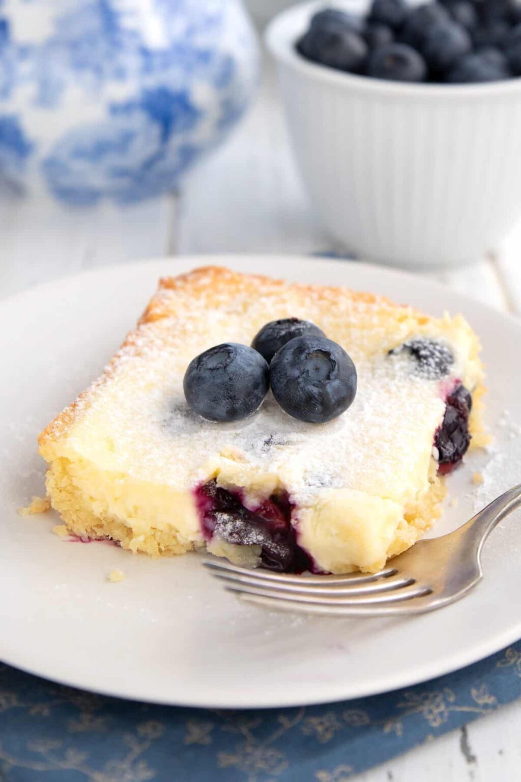 Blueberry Lemon Keto Butter Cake