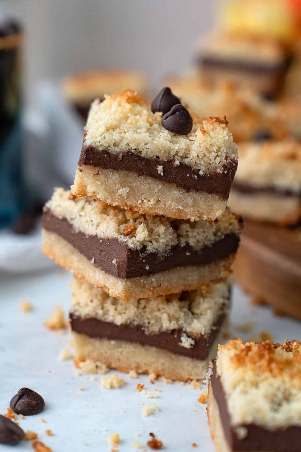 Keto Fudge Crumb Bars