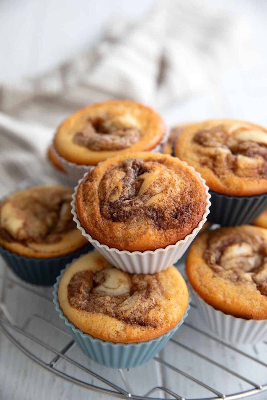 Cinnamon Roll Protein Muffins