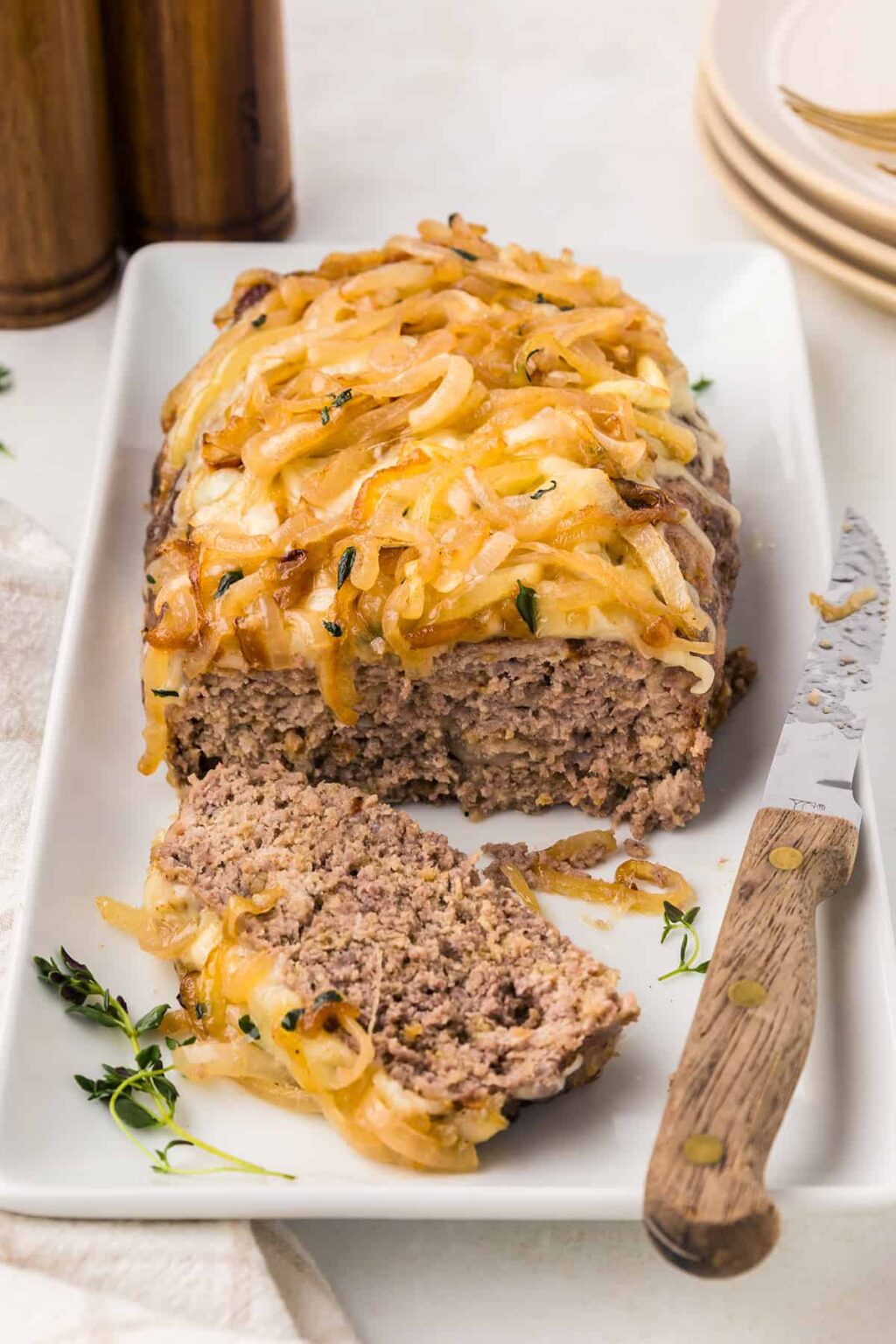 Keto French Onion Meatloaf