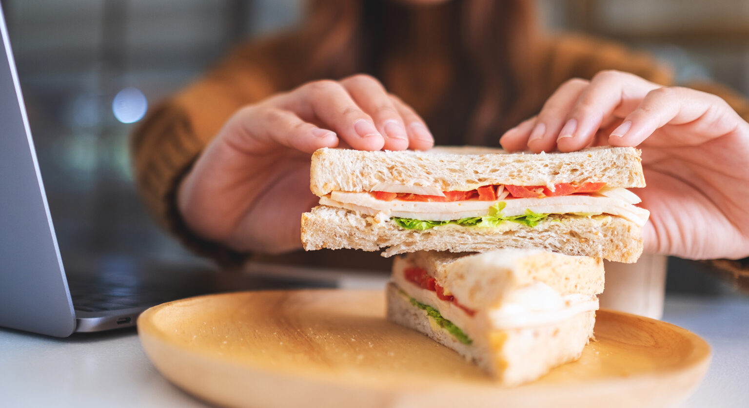 What’s in the sandwich you are eating?