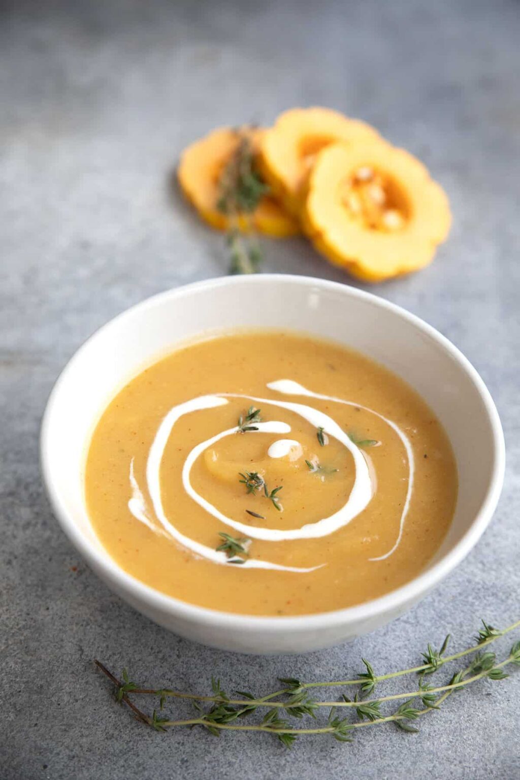 Roasted Delicata Squash Soup