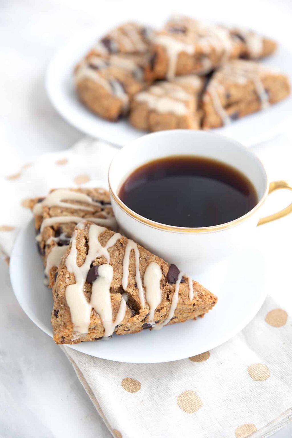 Keto Espresso Chocolate Chunk Scones