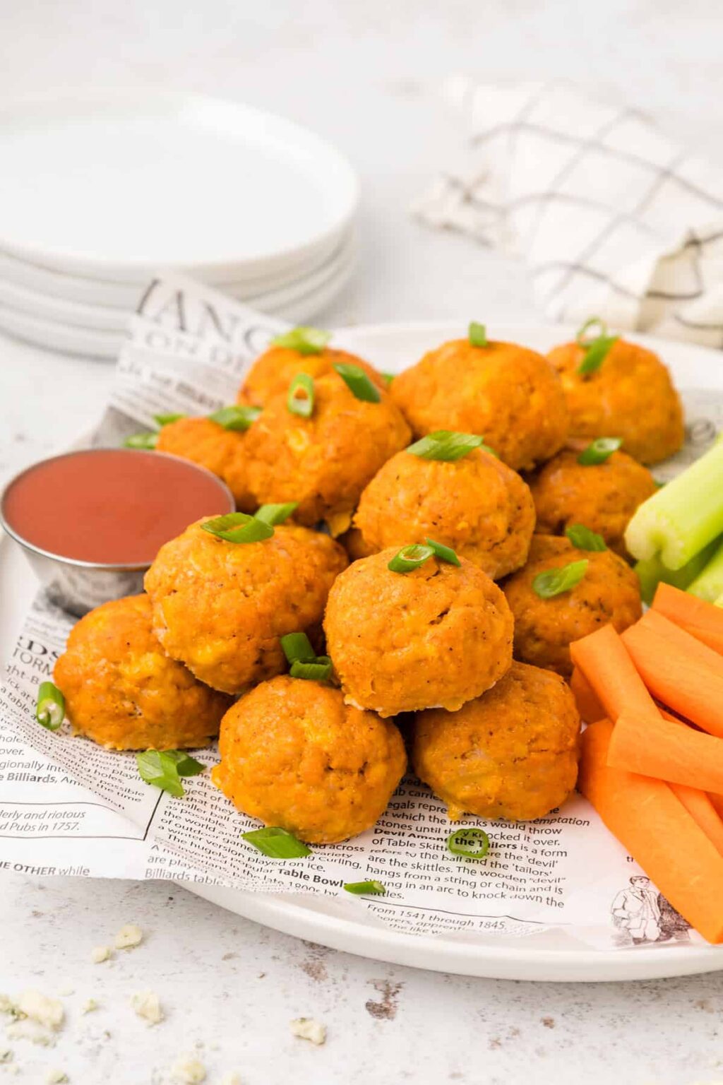 Buffalo Chicken Meatballs