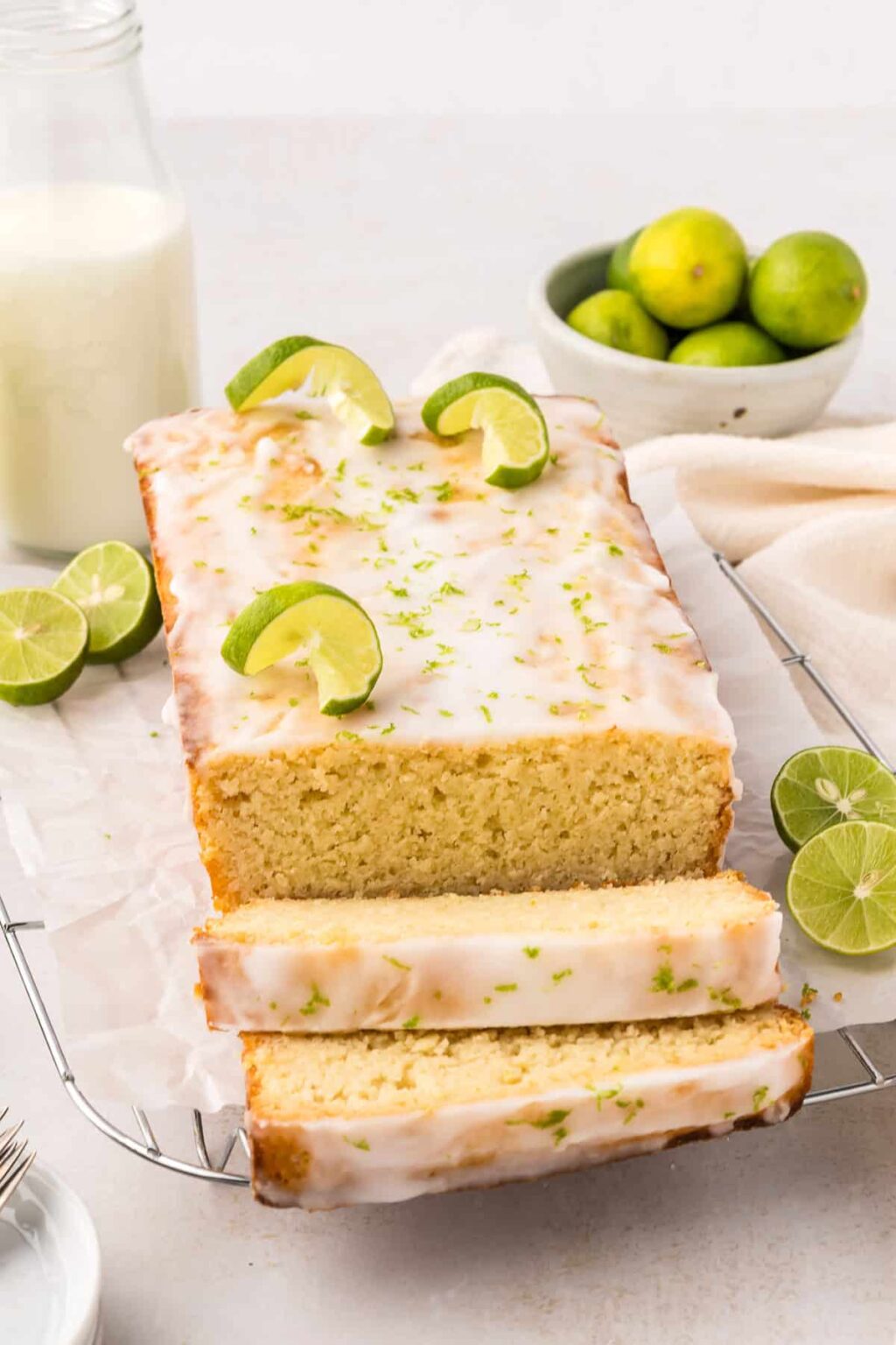 Keto Key Lime Pound Cake