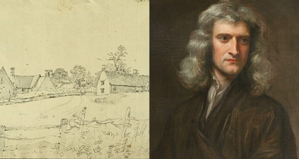 Isaac Newton’s Mother’s House Found Near Famed Apple Tree