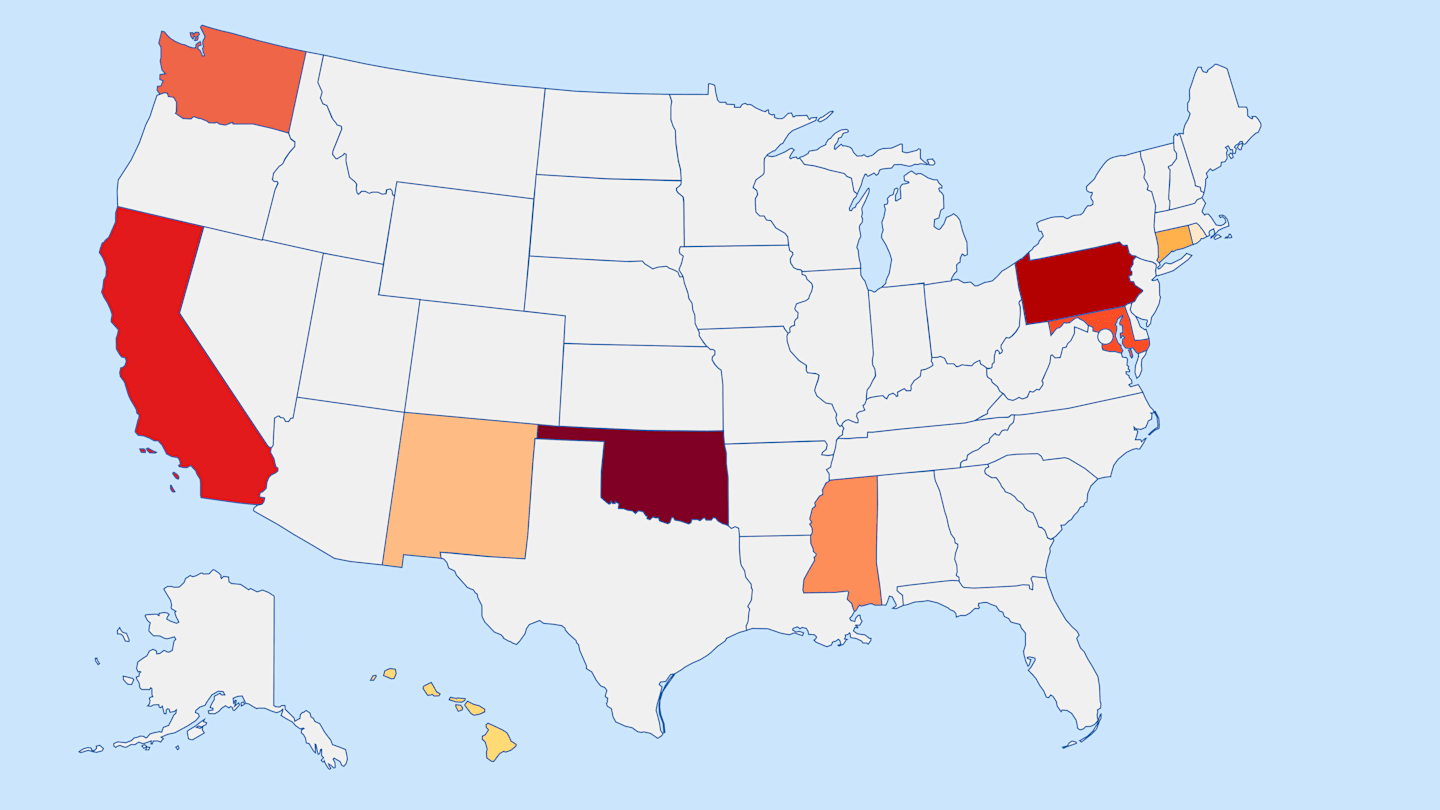 Map Shows Which States Have the Best (and Worst) Roads