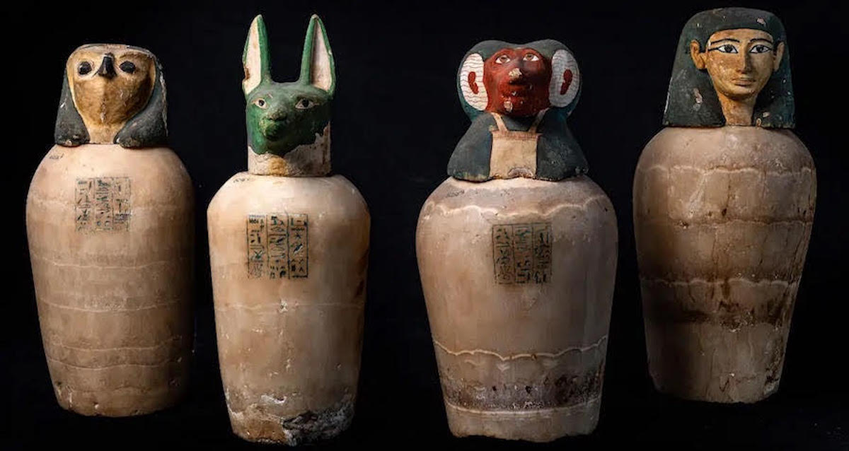 Canopic Jars, The Funerary Vessels Of Ancient Egypt
