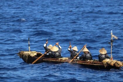 Researchers Take A 140-Mile Journey In A Primitive Canoe