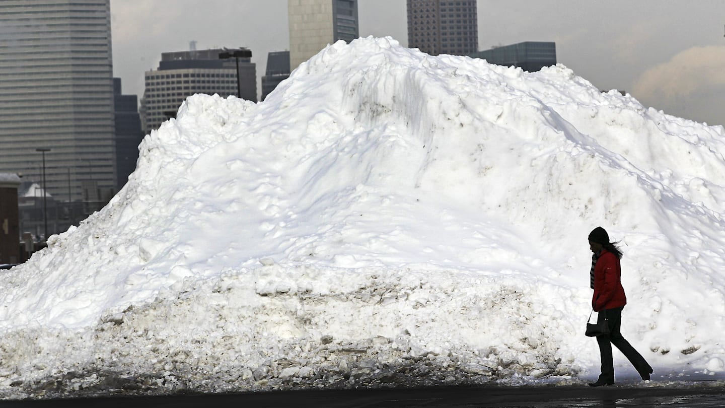 Why Do Snow Piles Take Forever to Melt?