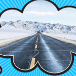 What Are Those Weird White Stripes You See on the Road in Winter?